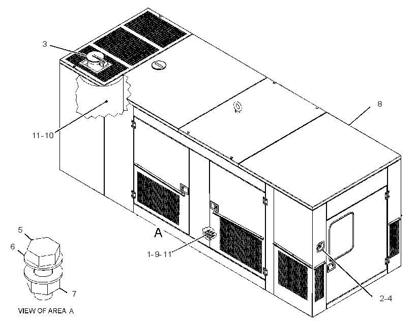 ENCLOSURE GP-GENSET 3289776 CAT