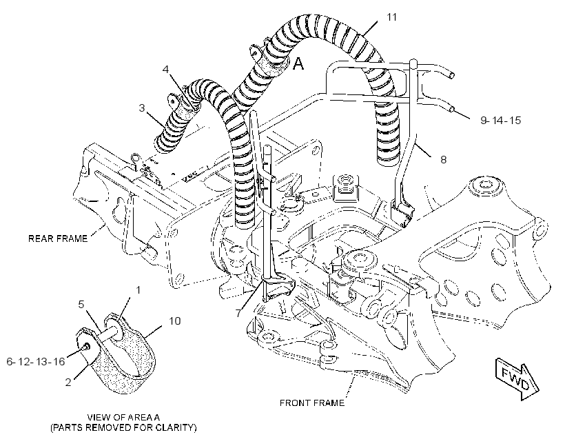 SUPPORT GP-HITCH LINES 3573186 CAT