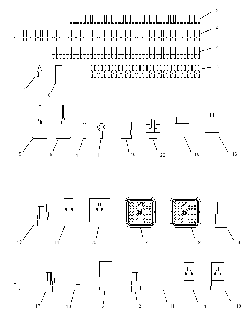 KIT-CONNECTOR 3665365 CAT