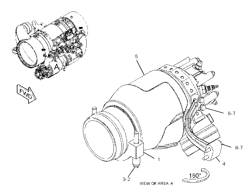 COMBUSTION & MTG GP-EXHAUST 3550897 CAT