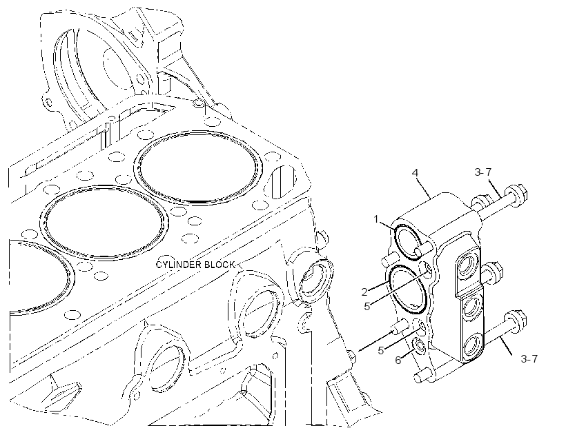 FASTENER GP-WATER PUMP 3481100 CAT