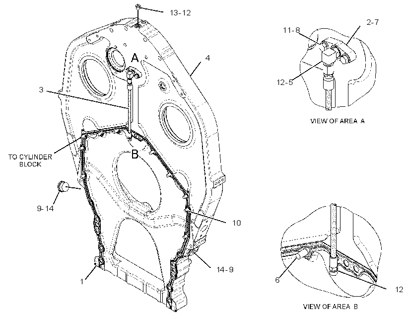 HOUSING GP-REAR 3473719 CAT