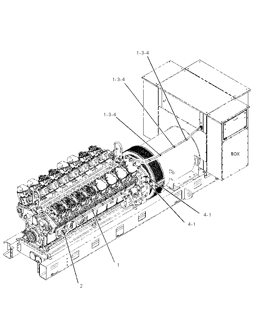 Проводка коробки 3500697 CAT