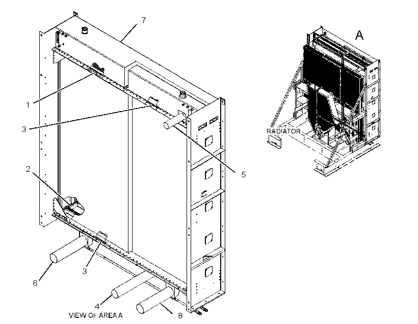CORE AS-RADIATOR 3502465 CAT