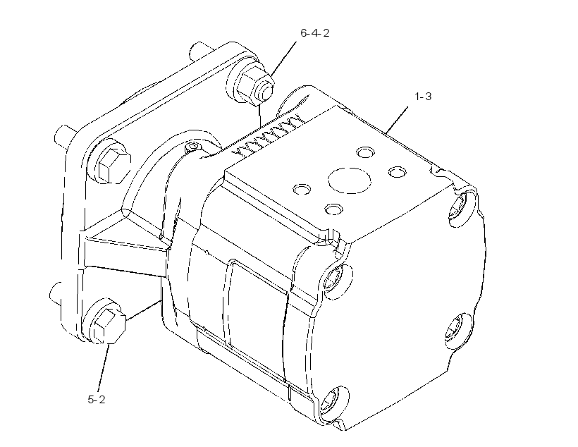 PUMP & MTG GP-IMPL & STEERING 3557528 CAT