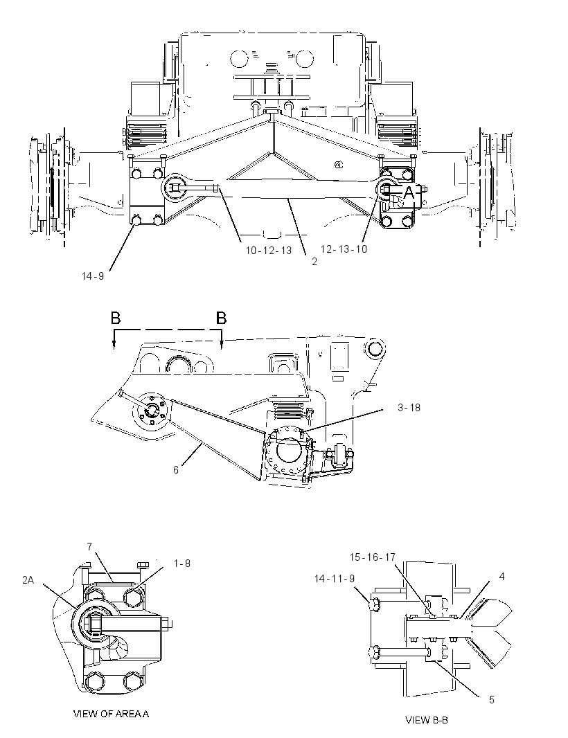 FRAME GP-REAR SUSPENSION 1375003 CAT