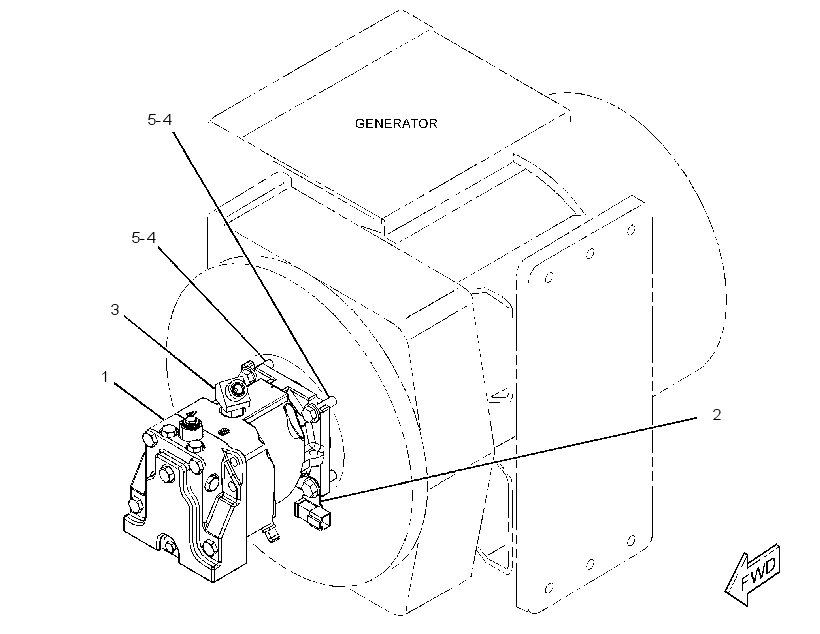 MOTOR & MTG GP-GENERATOR 3367927 CAT