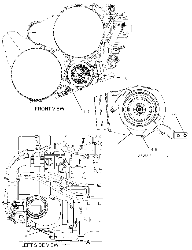 COMBUSTION & MTG GP-EXHAUST 3550801 CAT
