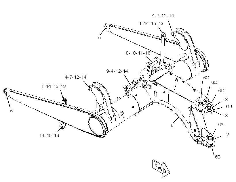 FRAME GP-DRAFT 3560750 CAT