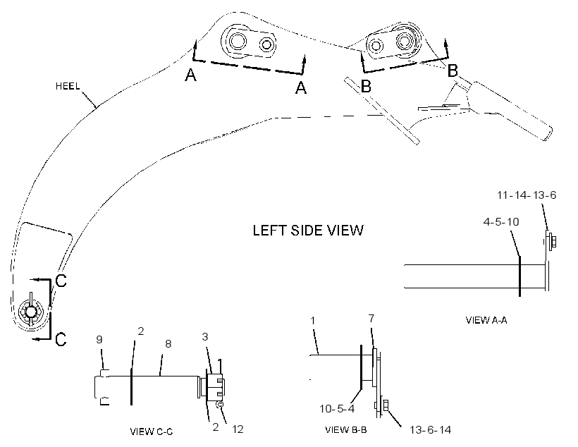 MOUNTING GP-HEEL 3316224 CAT