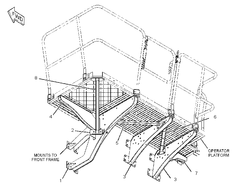 SUPPORT GP-PLATFORM 2706978 CAT