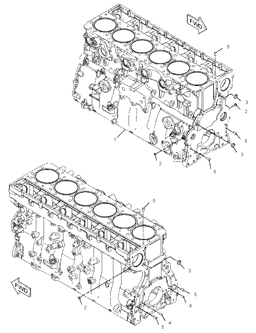 Блок цилиндров 3615592 CAT