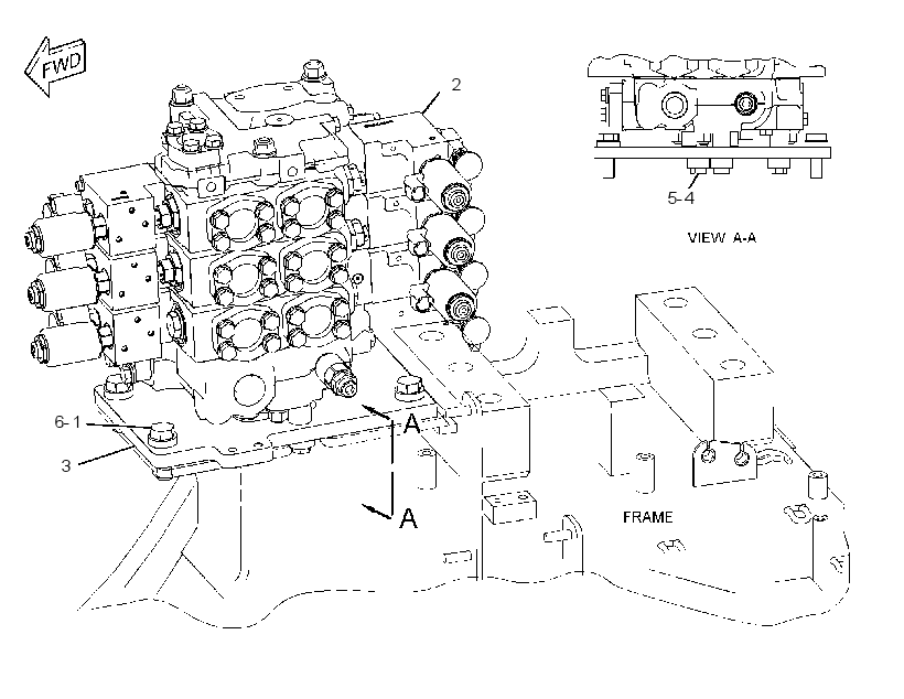 VALVE & MTG GP-IMPLEMENT CONT 3250075 CAT