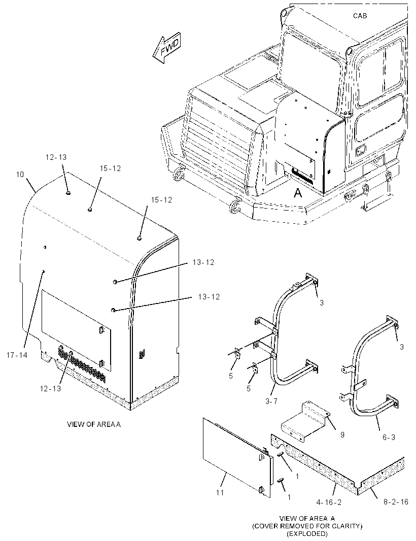 COVER GP-FRONT 3585214 CAT