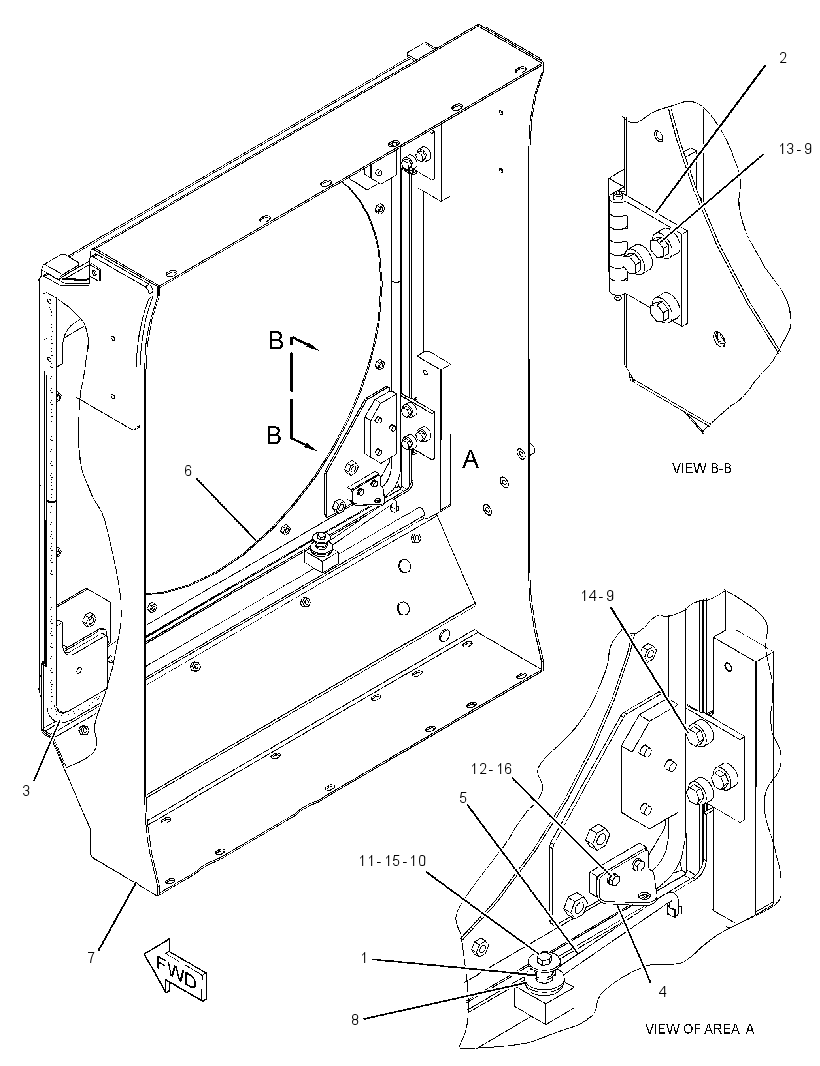 ENCLOSURE GP-RADIATOR 3567375 CAT