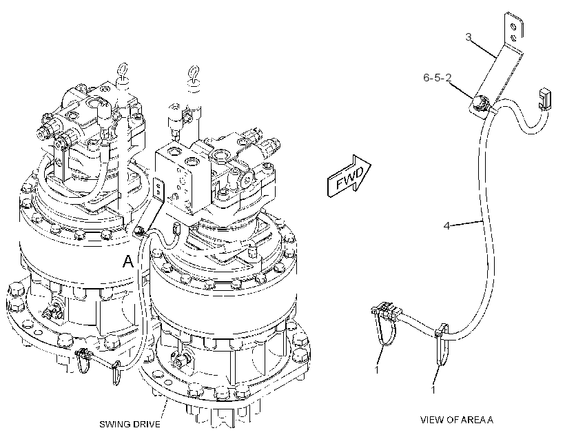 WIRING GP-FINE SWING 3280257 CAT