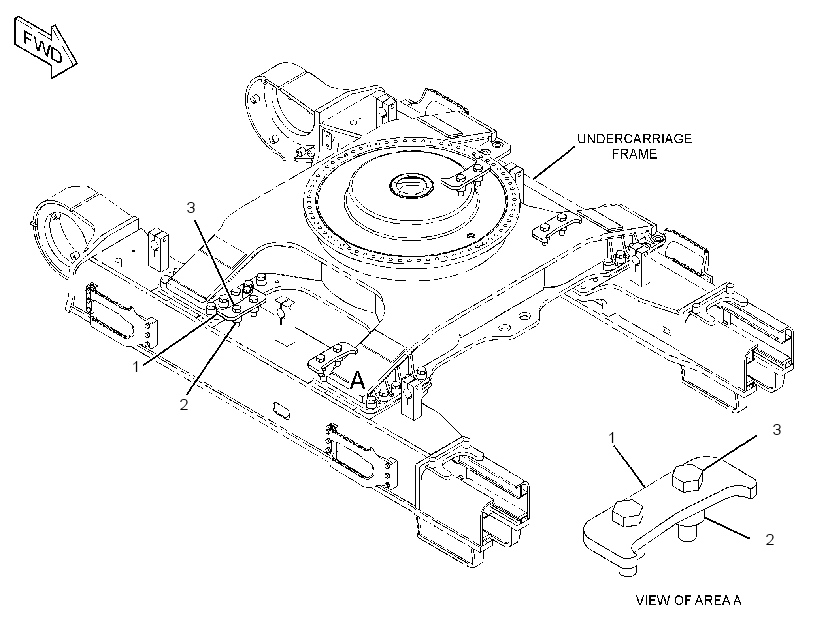 SPACER GP-UNDERCARRIAGE 3480586 CAT