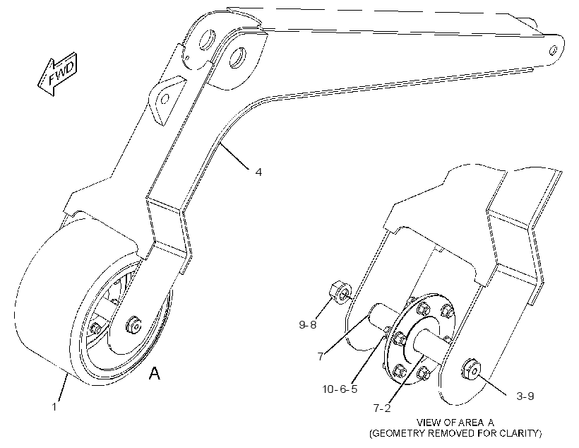 WHEEL GP-SUPPORT 3580973 CAT