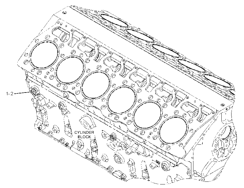 Пробка блока цилиндров 3587094 CAT