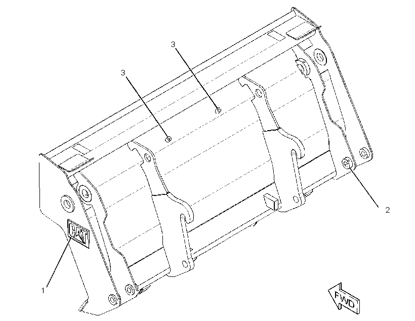 BULLDOZER AS-MULTIPURPOSE BKT 3378958 CAT