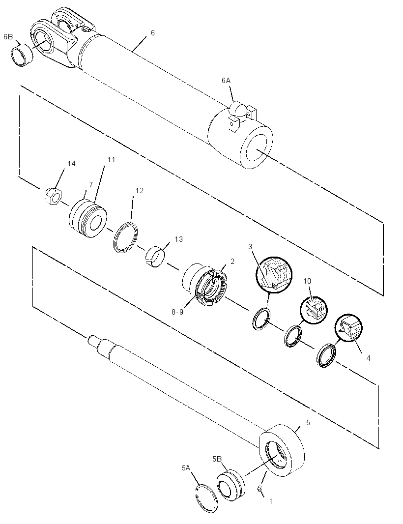 CYLINDER GP-ANGLING 3445133 CAT