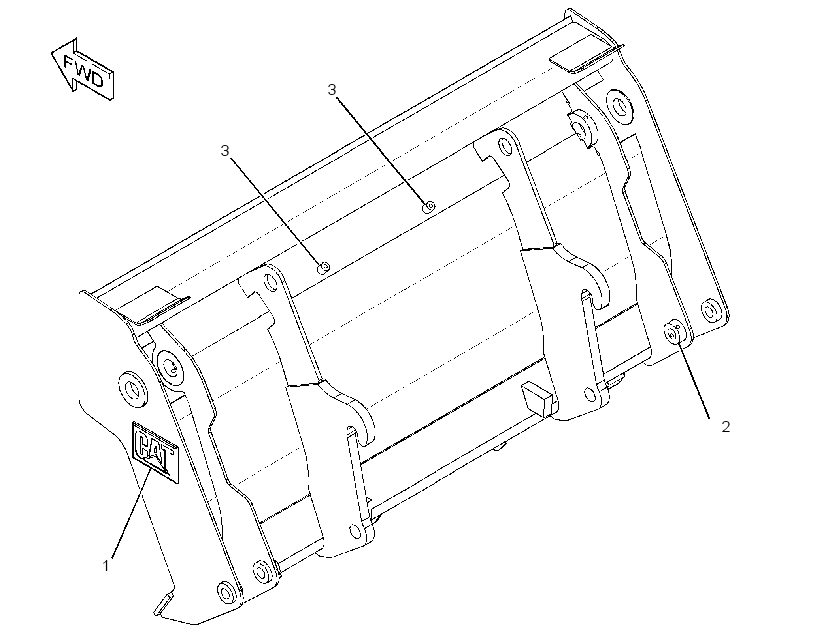 BULLDOZER AS-MULTIPURPOSE BKT 3378938 CAT