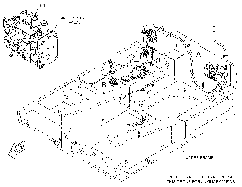 LINES GP-REAR ATTACHMENT 3302383 CAT