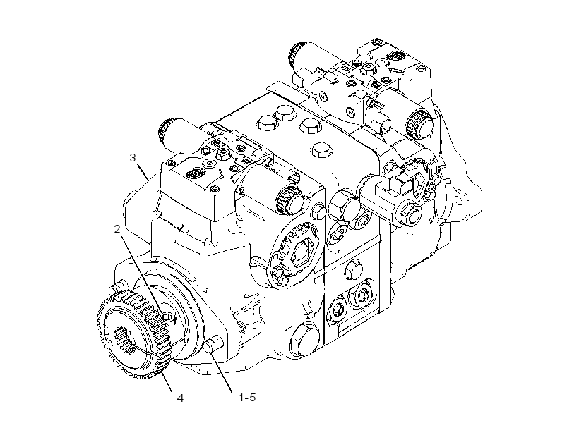 PUMP & MTG GP-HYDROSTATIC 2582407 CAT