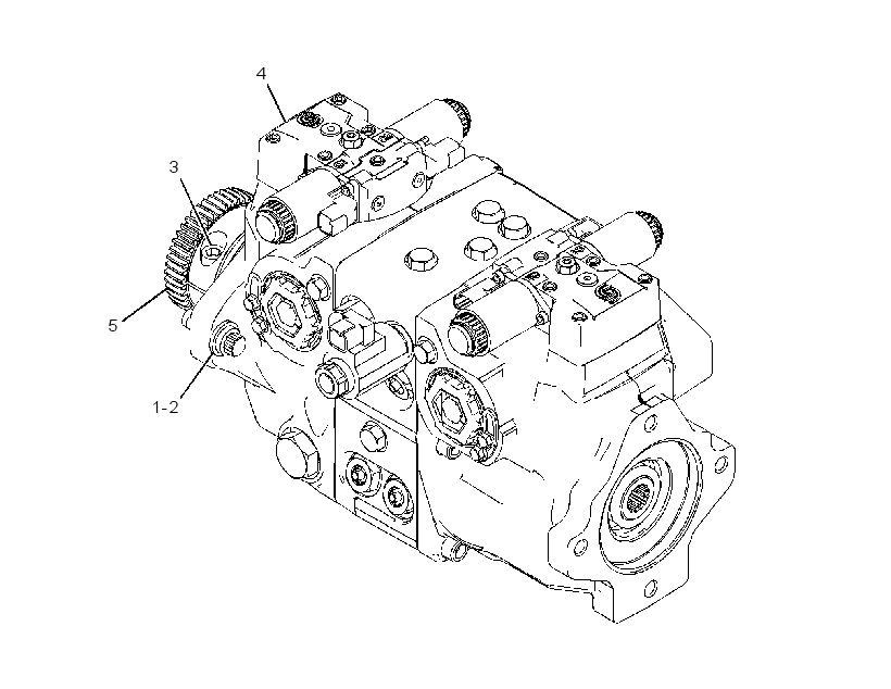 PUMP & MTG GP-HYDROSTATIC 2582406 CAT