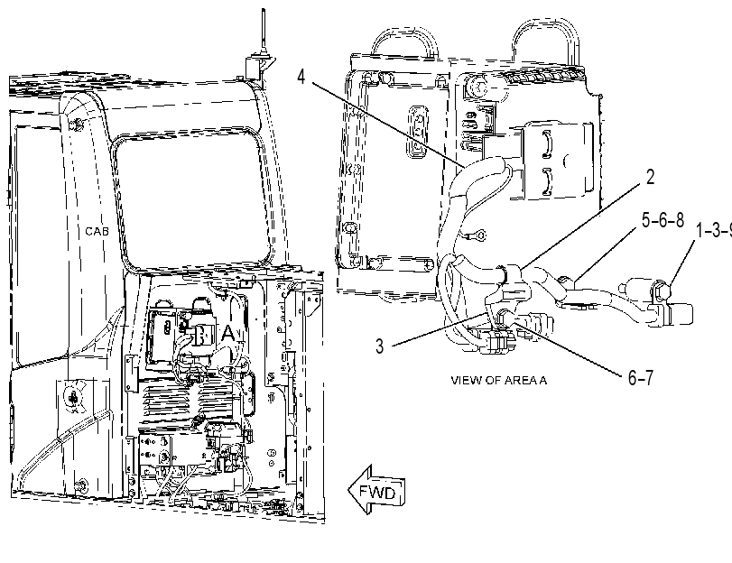 Проводка связи 3540040 CAT