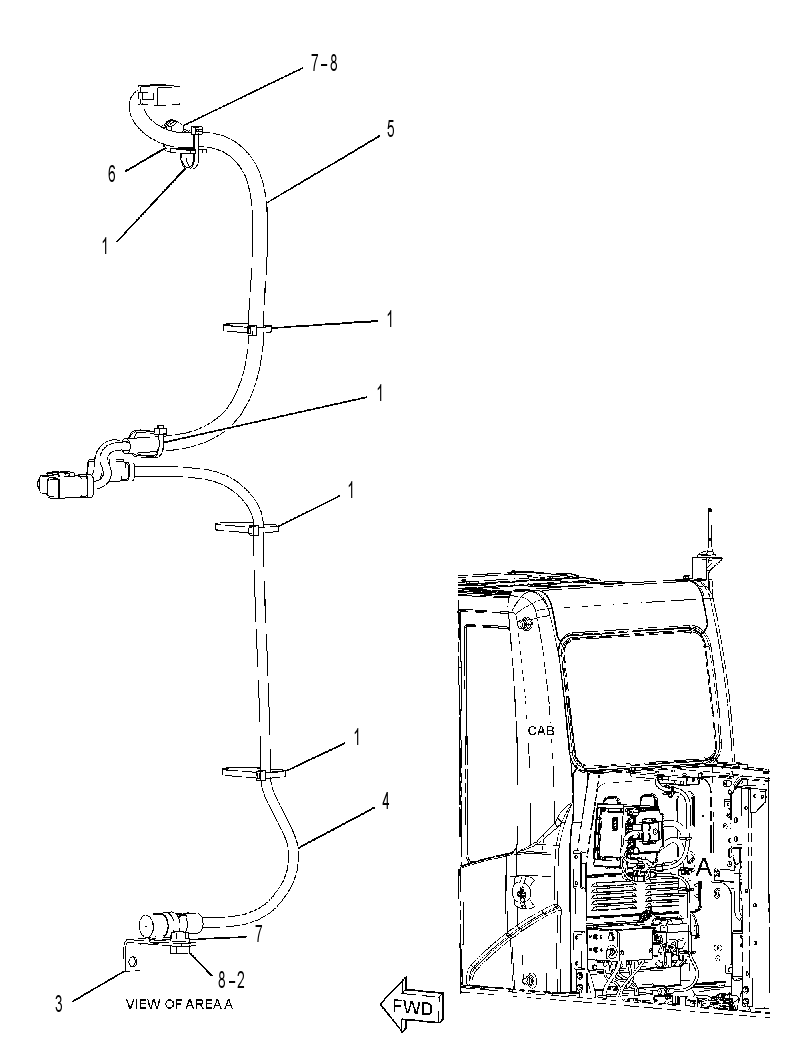 Проводка связи 3540039 CAT
