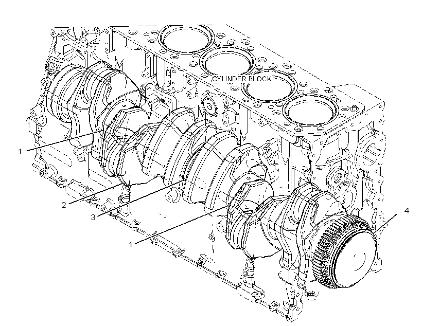 Коленчатый вал 3538013 CAT