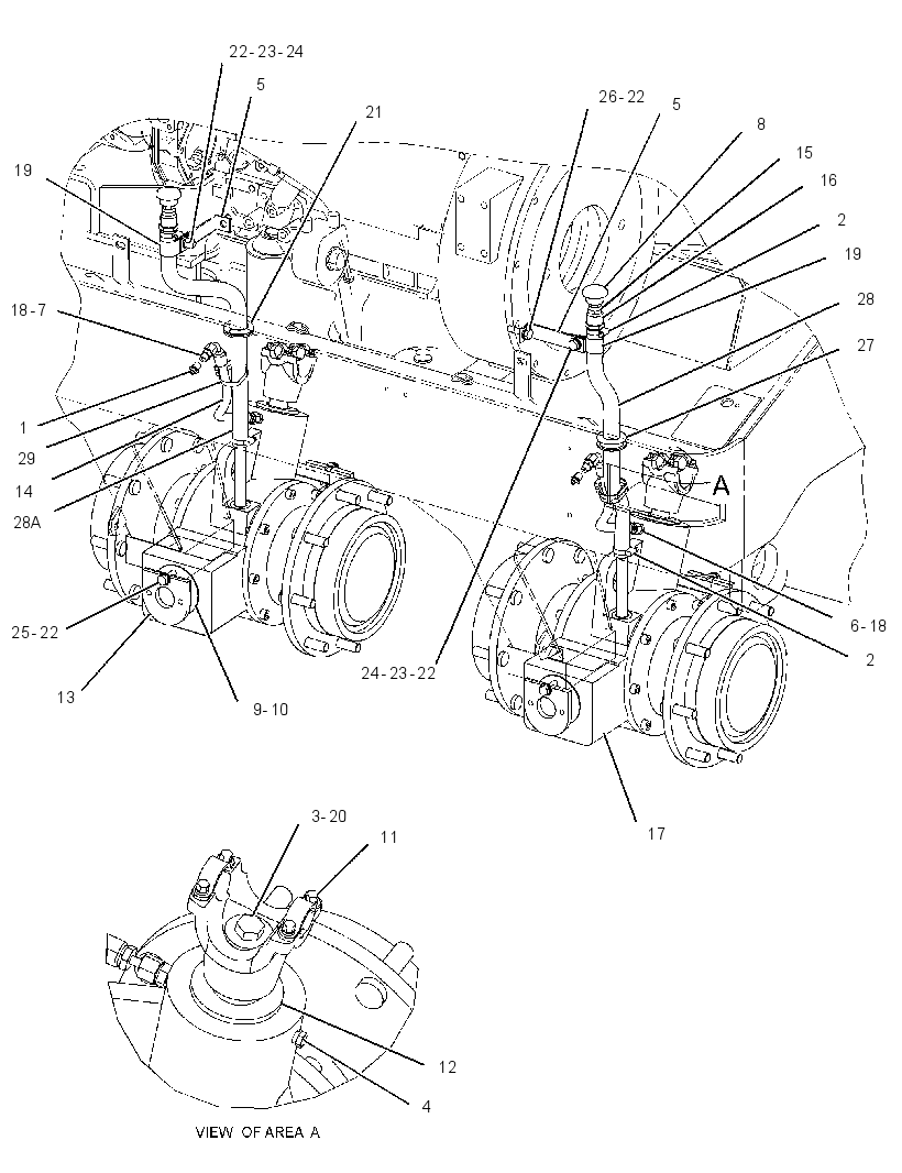 AXLE GP-DRIVE 1832039 CAT