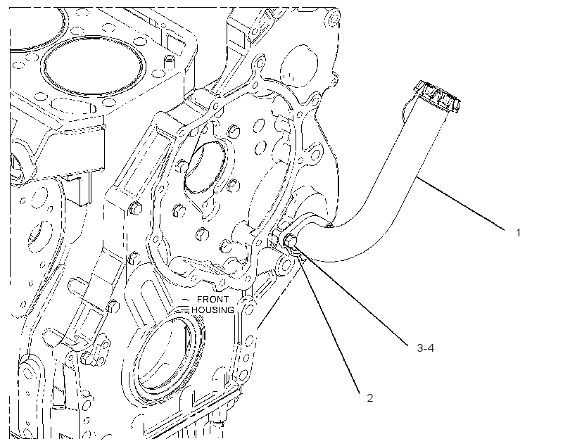 Маслозаливная горловина двигателя 3516950 CAT