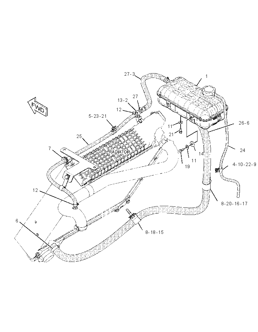 RECOVERY GP-COOLANT 2555989 CAT