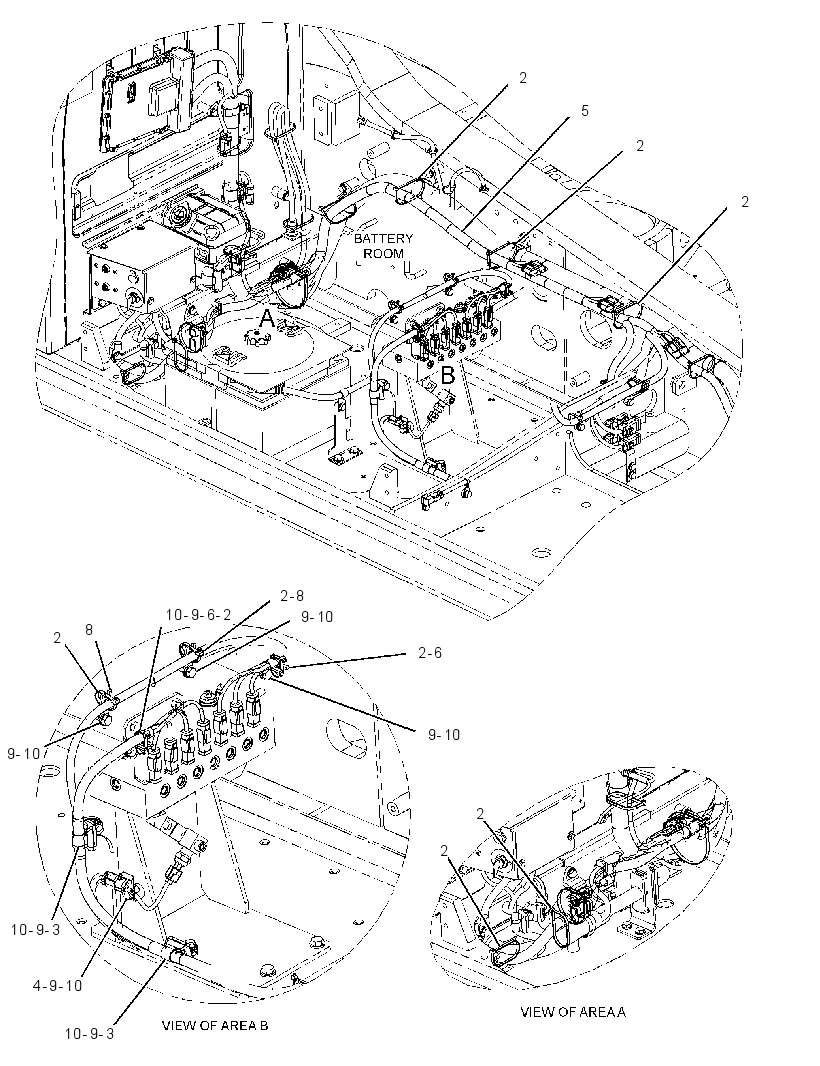 Проводка шасси 3540016 CAT
