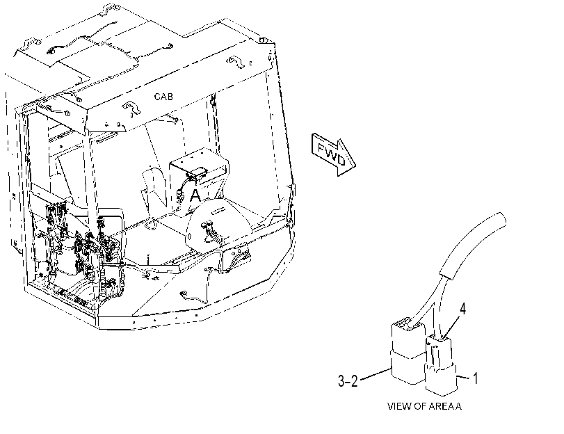CONTROL AS-A/C & HEATER 2888557 CAT