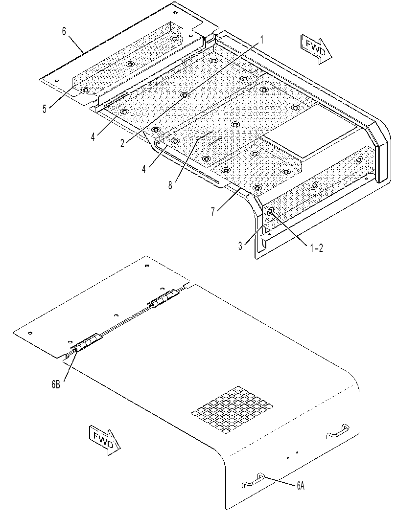 COVER GP-HOOD 3513013 CAT