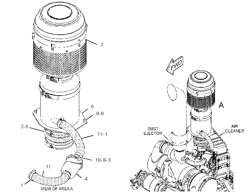 PRECLEANER AR 3353481 CAT
