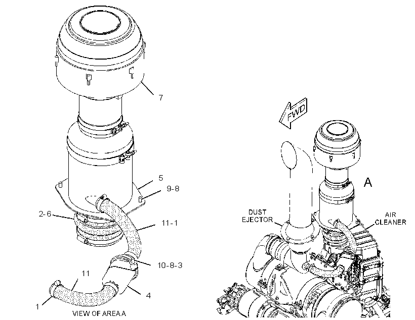 PRECLEANER AR 3353482 CAT