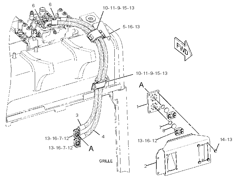 LINES GP-BULLDOZER 3555723 CAT