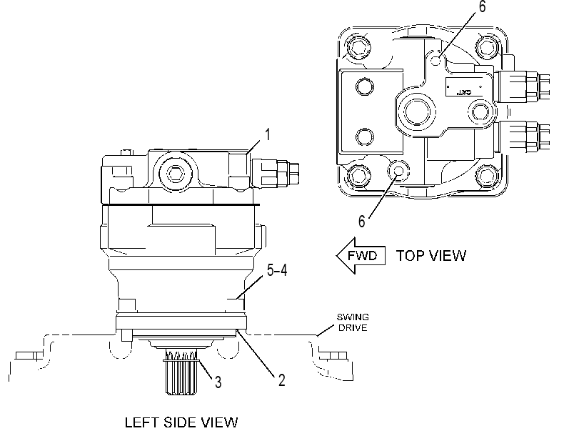 MOTOR & MOUNTING GP 3699638 CAT