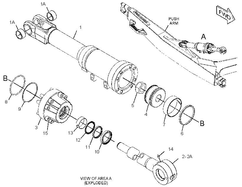 CYLINDER GP-BULLDOZER TILT 3505474 CAT