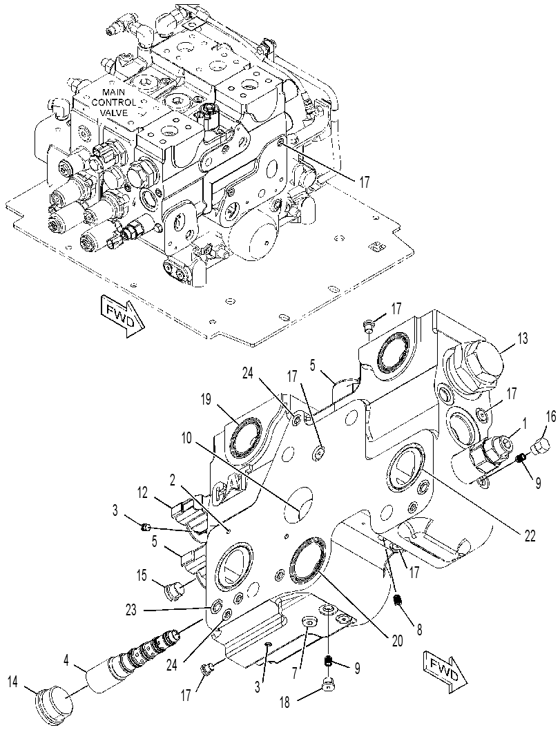 VALVE GP-RIDE CONTROL 3267675 CAT