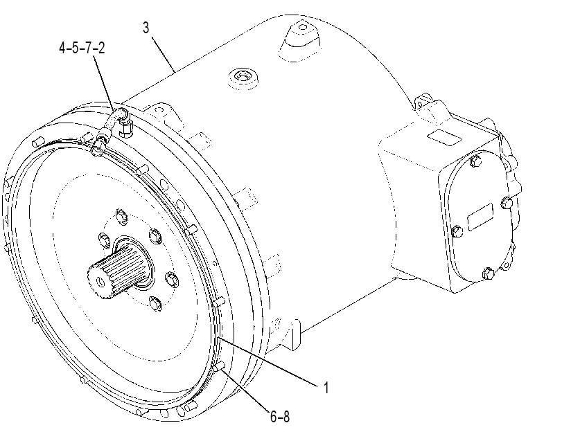 GENERATOR & MOUNTING GP 3557445 CAT