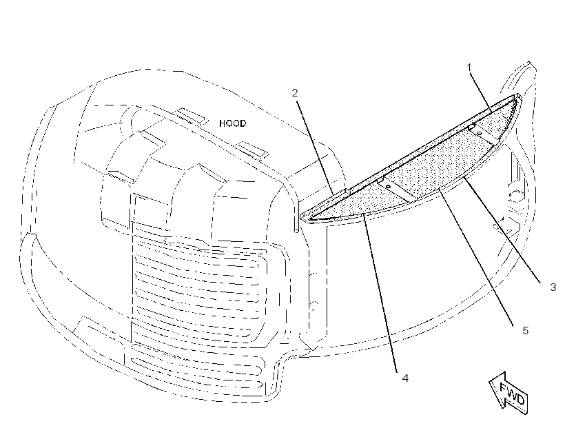 COVER GP-HOOD 3410475 CAT