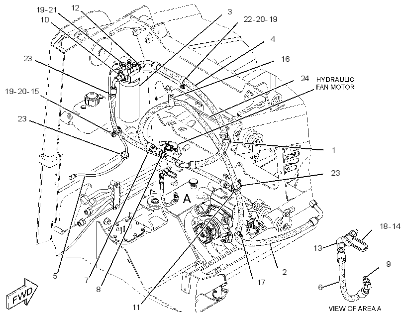 FILTER & LINES GP-HYDRAULIC 3561916 CAT