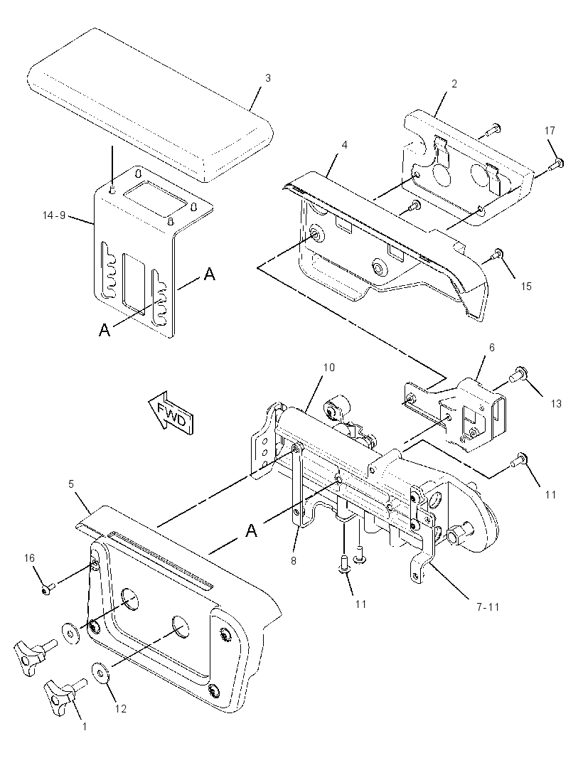 SUPPORT GP-CONTROL 3535405 CAT