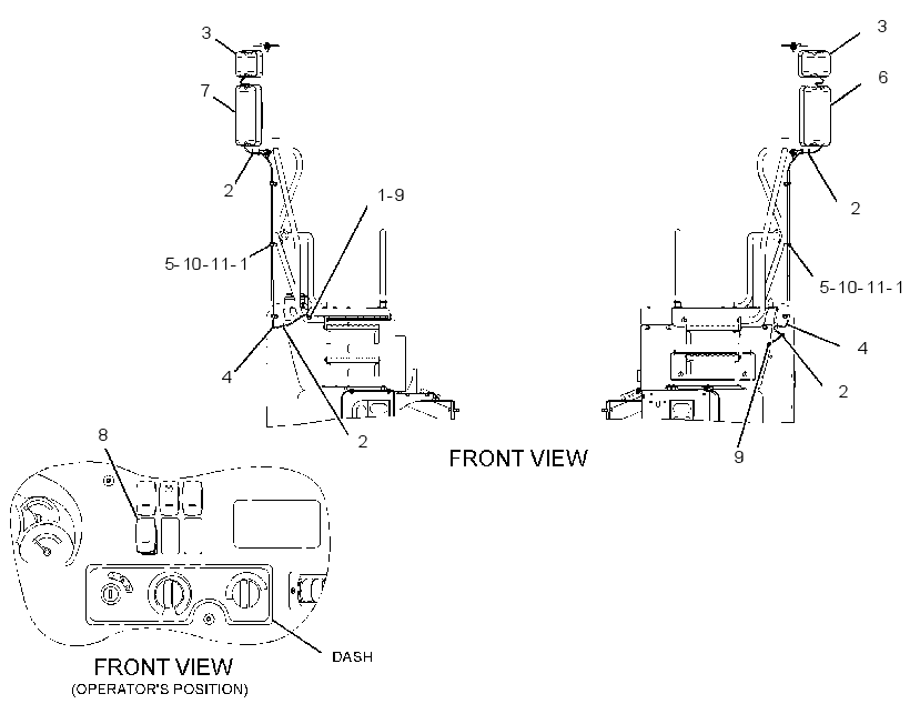 WIRING GP-MIRROR 2935336 CAT