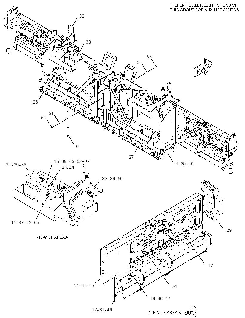 FRAME GP-SCREED 3283521 CAT